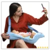 2-in-1 Infant Carrier | Feeding Pillow with shoulder belt - Sky Blue