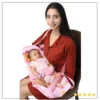 2-in-1 Infant Carrier | Feeding Pillow with shoulder belt - Baby Pink