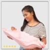 2-in-1 Infant Carrier | Feeding Pillow Button Nest - Baby Pink