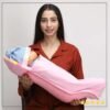 2-in-1 Infant Carrier | Feeding Pillow Chain Nest - Baby Pink