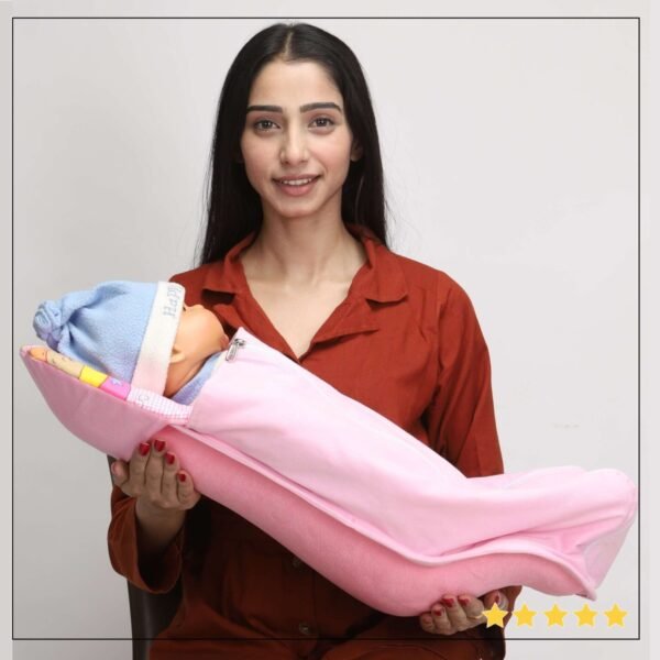 2-in-1 Infant Carrier | Feeding Pillow Chain Nest