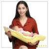 2-in-1 Infant Carrier | Feeding Pillow - Yellow