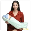 2-in-1 Infant Carrier | Feeding Pillow Chain Nest - Green