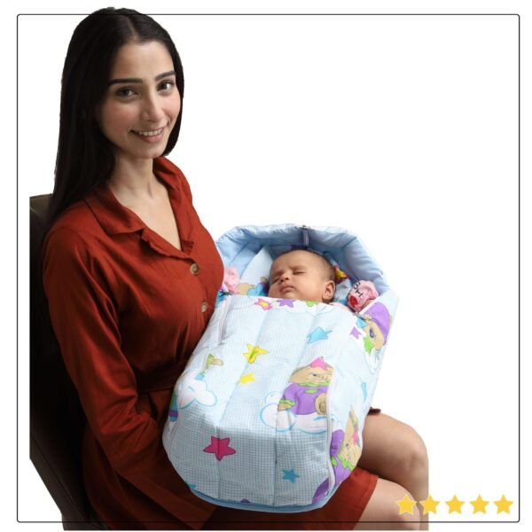 2-in-1 Infant Carrier | Feeding Pillow Quilt Covered