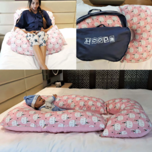 3-in-1 Hoopa Pregnancy pillow | Feeding pillow | Infant guard | Body pillow